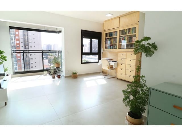 Foto do Apartamento - Apartamento à venda 1 Quarto 1 Suite 1 Vaga 55M² Moema São Paulo - SP | Correteria Imóveis