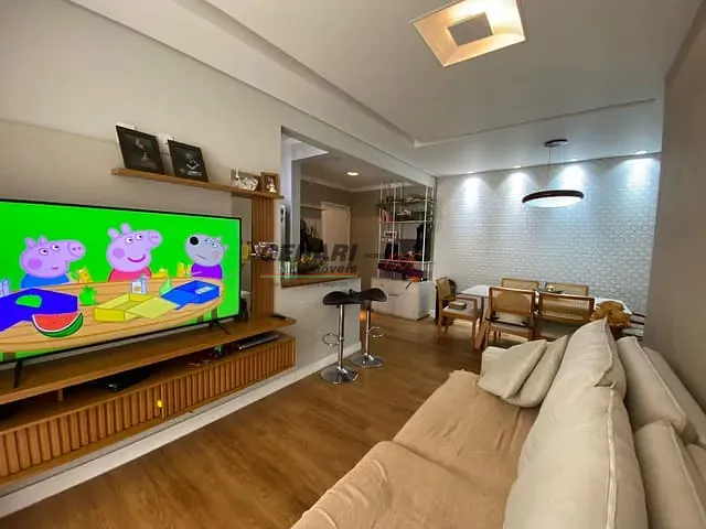 Apartamento com 92m² 3 quartos e 3 banheiros, à venda, no bairro Bairro Pau Preto em Indaiatuba