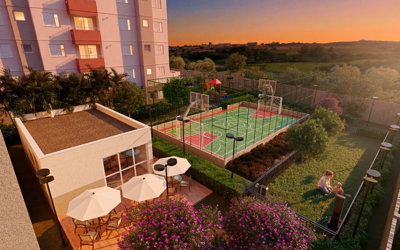 Perspectiva do Apartamento - LANÇAMENTO SANTA ÂNGELA (MCMV) à venda - Apartamentos de 55 e 64m², 2 dormitórios, Allegrato Residencial, Jardim Carolina (Medeiros), Jundiaí, SP | Copette Imóveis