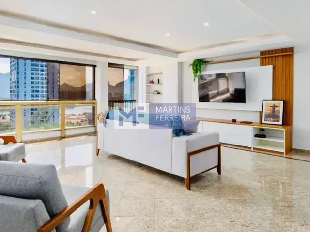 Apartamento com 140m² 4 quartos e 3 banheiros, à venda, no bairro Barra da Tijuca em Rio de Janeiro