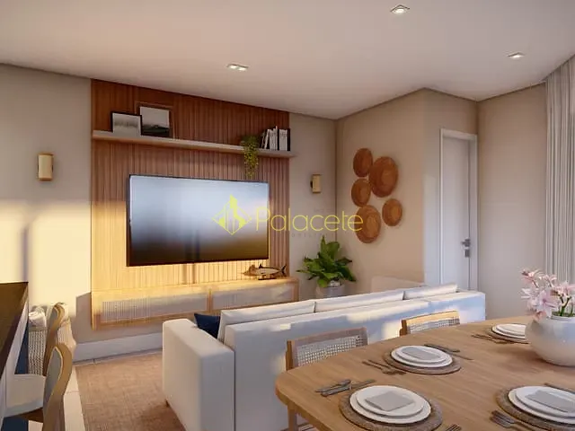 Apartamento com 73m² 2 quartos e 1 banheiro, à venda, no bairro Itaguá em Ubatuba