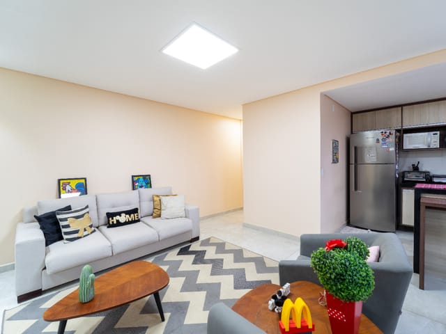 Foto do Apartamento - Apartamento tipo para venda em Jardim Ermida I com 3 quartos, sendo 3 suítes, 119m² | Lares e Andares Imóveis