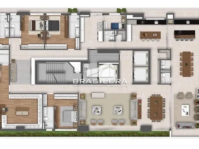 Apartamento 5 quartos e 8 banheiros, à venda, no bairro Setor Marista em Goiânia