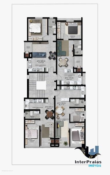 Apartamento à venda, no bairro Morretes em Itapema
