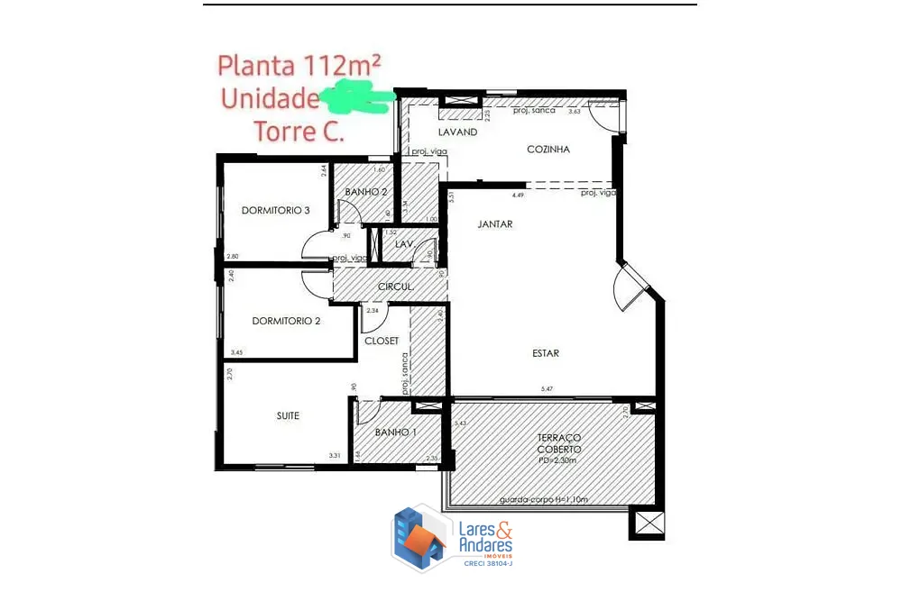 Apartamento, 4 quartos, 112 m² - Foto 12