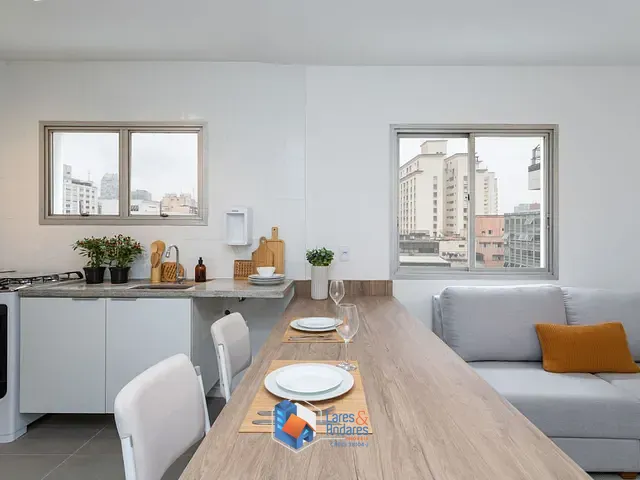 Apartamento com 32m² 1 quarto e 1 banheiro, à venda, no bairro Consolação em São Paulo