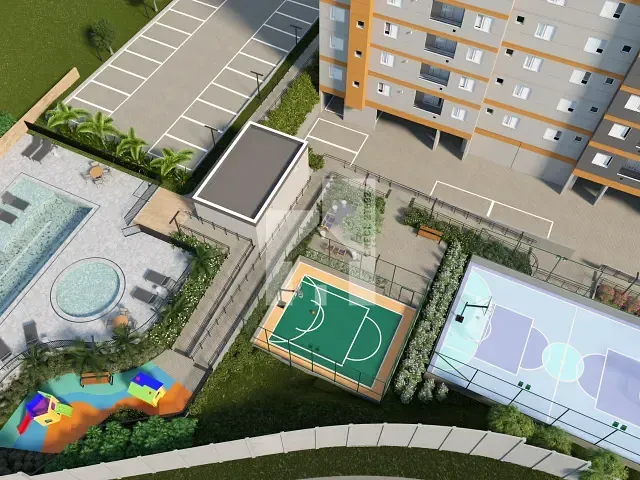 Apartamento 2 quartos e 1 banheiro, à venda, no bairro Jardim Itália em Jundiaí
