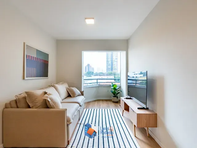 Apartamento com 51m² 1 quarto e 1 banheiro, à venda, no bairro Brooklin em São Paulo