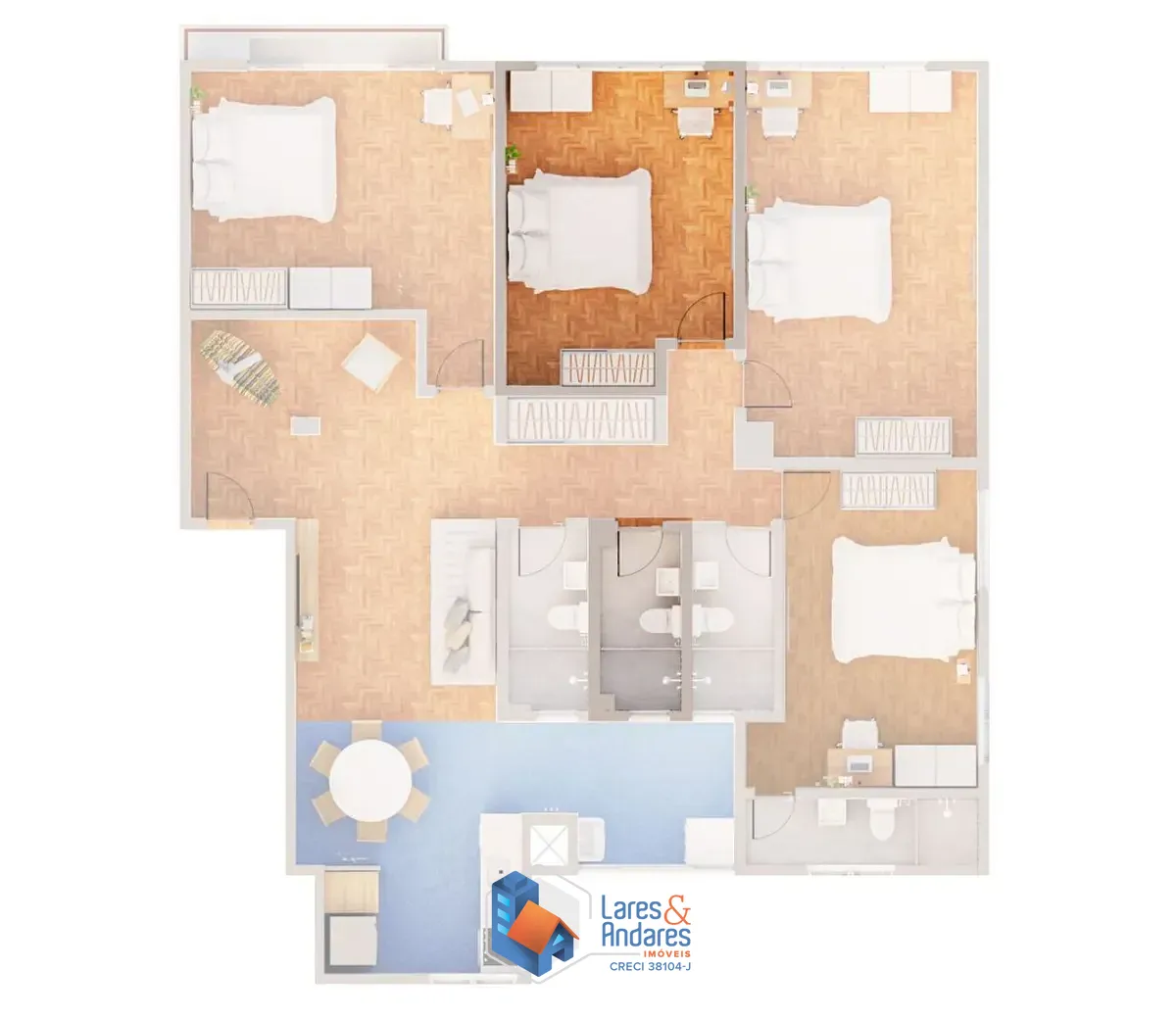 Apartamento, 4 quartos, 145 m² - Foto 13