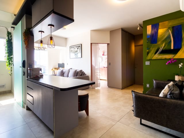 Foto do Apartamento - Apartamento para venda em Vila Alexandria com 2 quartos, sendo 1 suíte , 64m² | Lares e Andares Imóveis