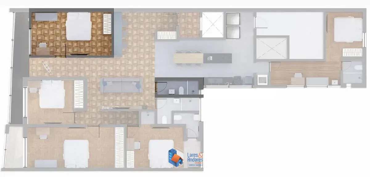 Apartamento, 5 quartos, 200 m² - Foto 12