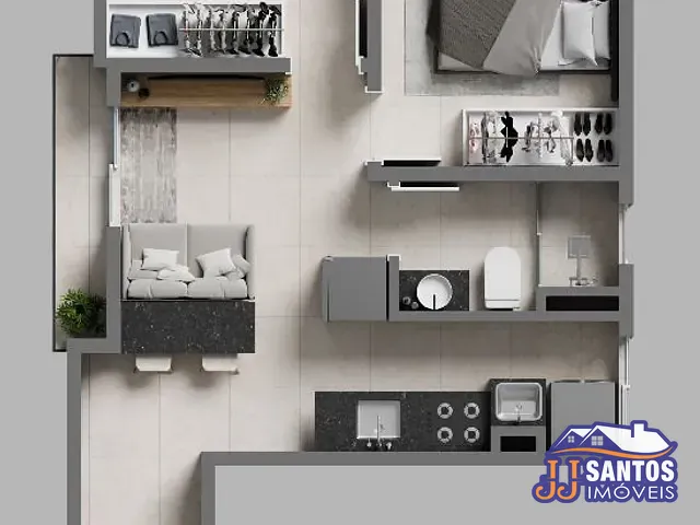 Apartamento 2 quartos e 1 banheiro, à venda, no bairro Vila Carrão em São Paulo