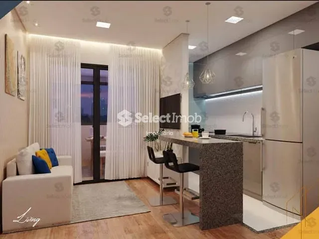 Apartamento com 40m² 2 quartos e 1 banheiro, à venda, no bairro Jardim Cristiane em Santo André