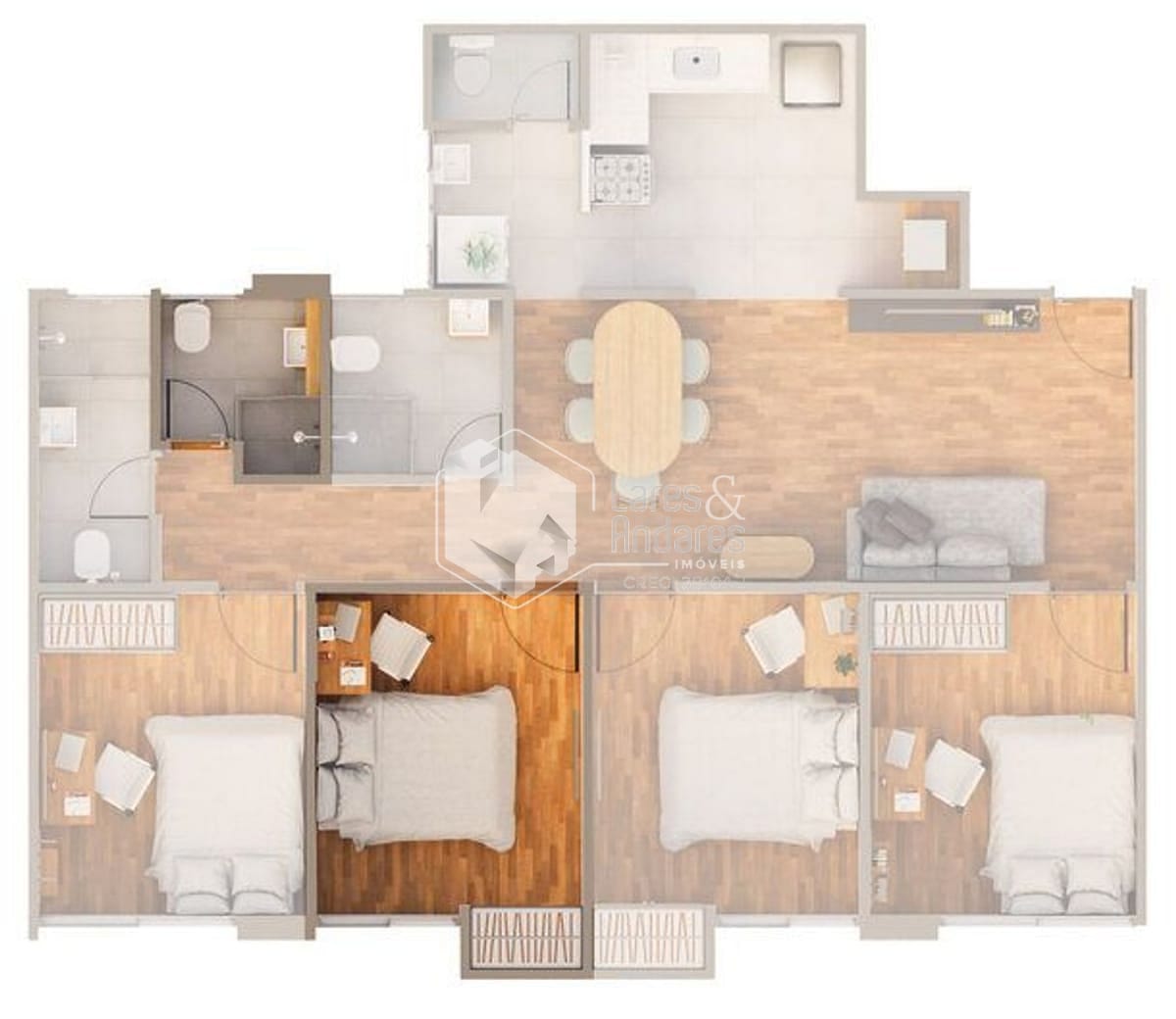 Apartamento à venda com 4 quartos, 90m² - Foto 19