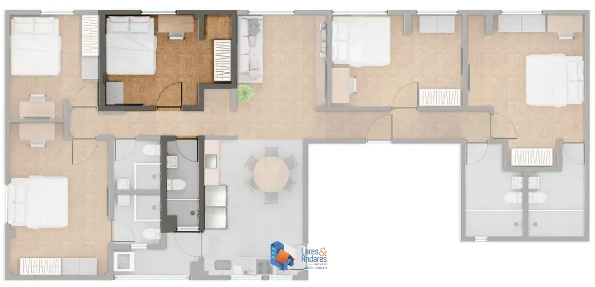 Apartamento, 5 quartos, 158 m² - Foto 22
