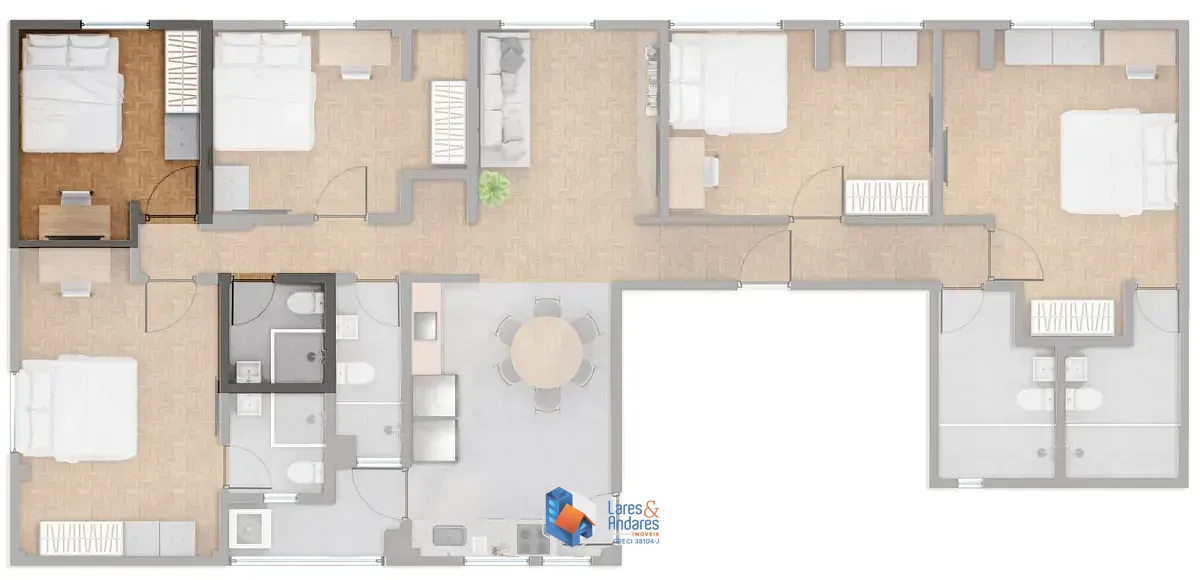 Apartamento, 5 quartos, 158 m² - Foto 12