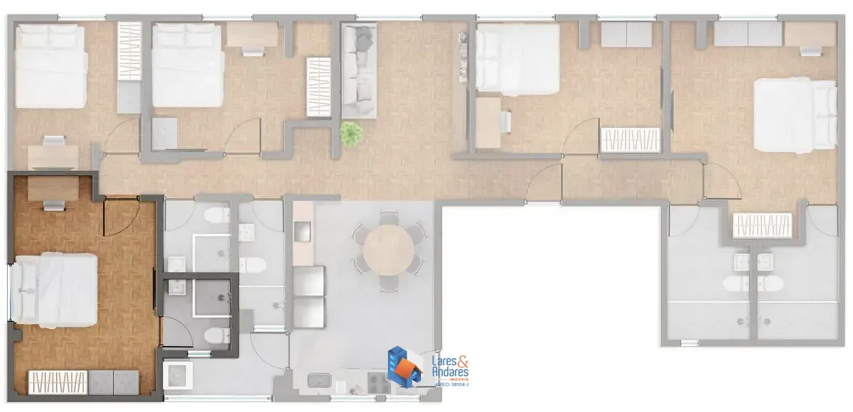 Apartamento, 5 quartos, 158 m² - Foto 27