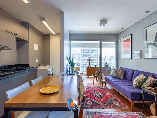 Apartamento com 48m² 1 quarto e 2 banheiros, à venda, no bairro Cidade Monções em São Paulo