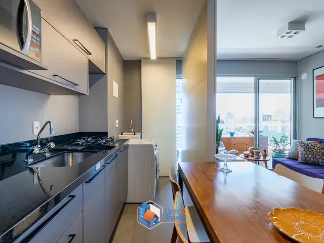 Apartamento com 48m² 1 quarto e 2 banheiros, à venda, no bairro Cidade Monções em São Paulo
