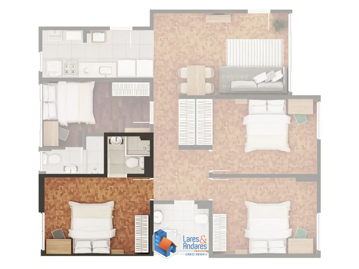 Apartamento, 4 quartos, 110 m² - Foto 28