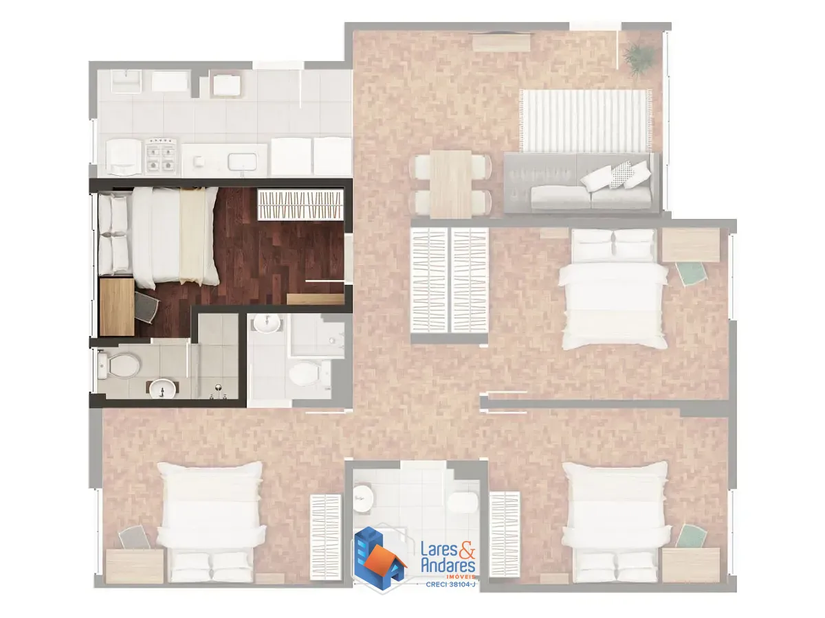 Apartamento, 4 quartos, 110 m² - Foto 12