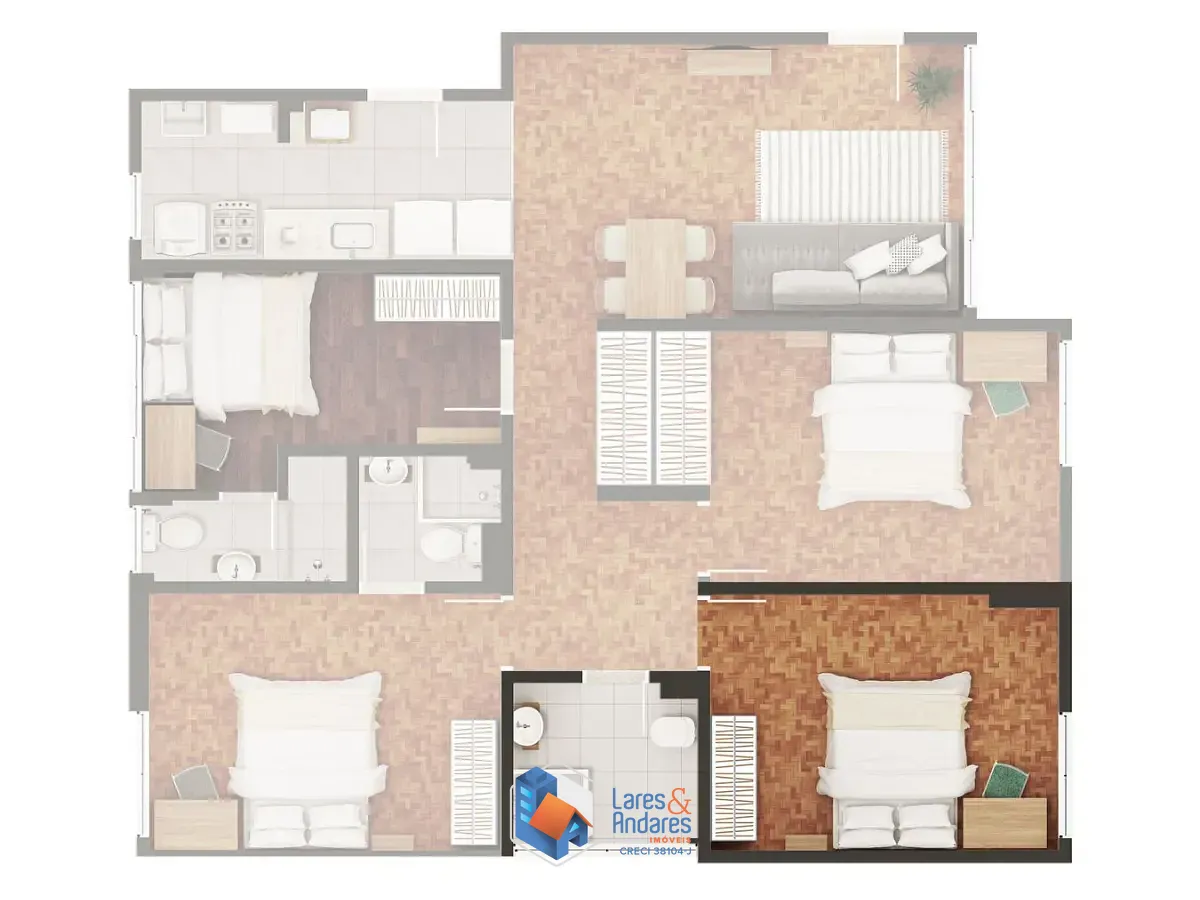 Apartamento, 4 quartos, 110 m² - Foto 22