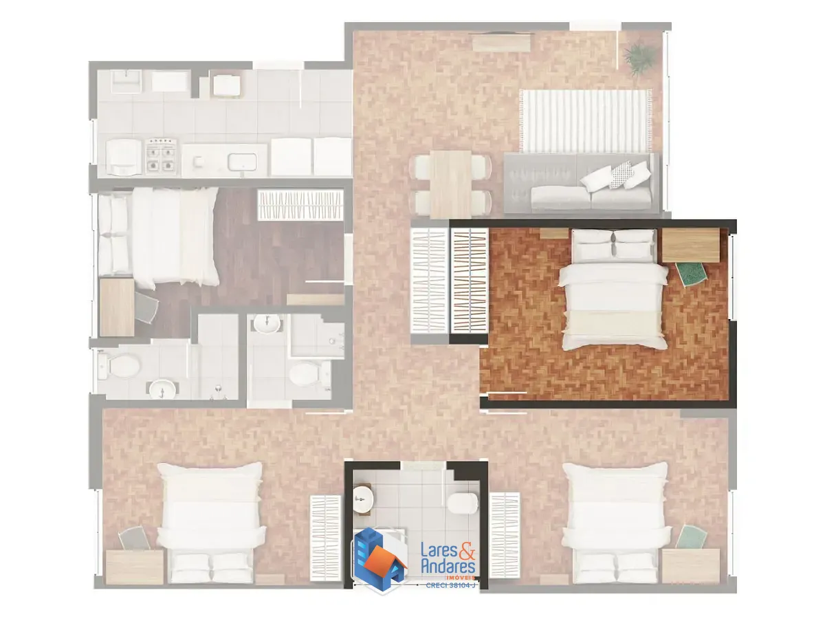 Apartamento, 4 quartos, 110 m² - Foto 17