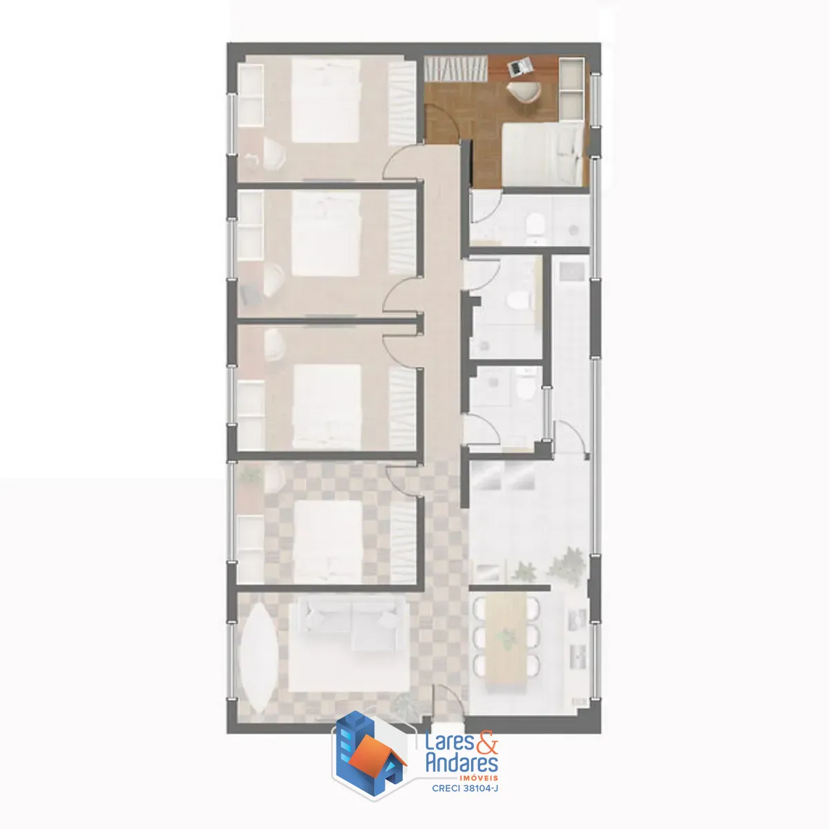 Apartamento, 5 quartos, 134 m² - Foto 24