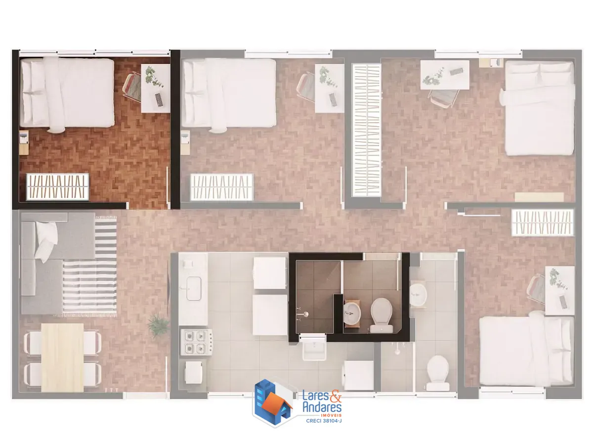 Apartamento, 4 quartos, 110 m² - Foto 17