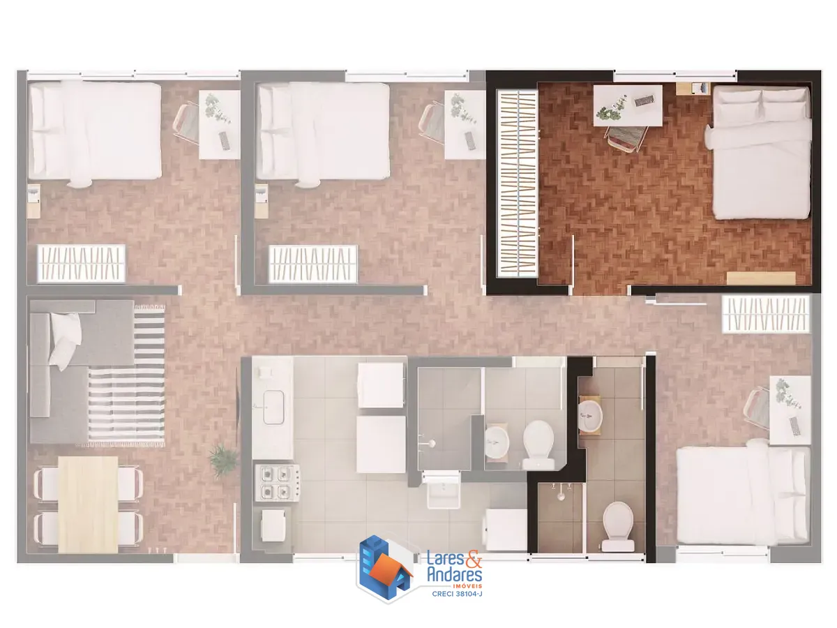 Apartamento, 4 quartos, 110 m² - Foto 11