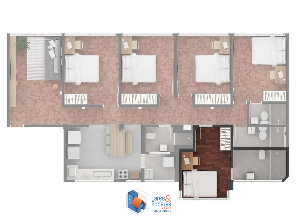Apartamento, 5 quartos, 163 m² - Foto 19