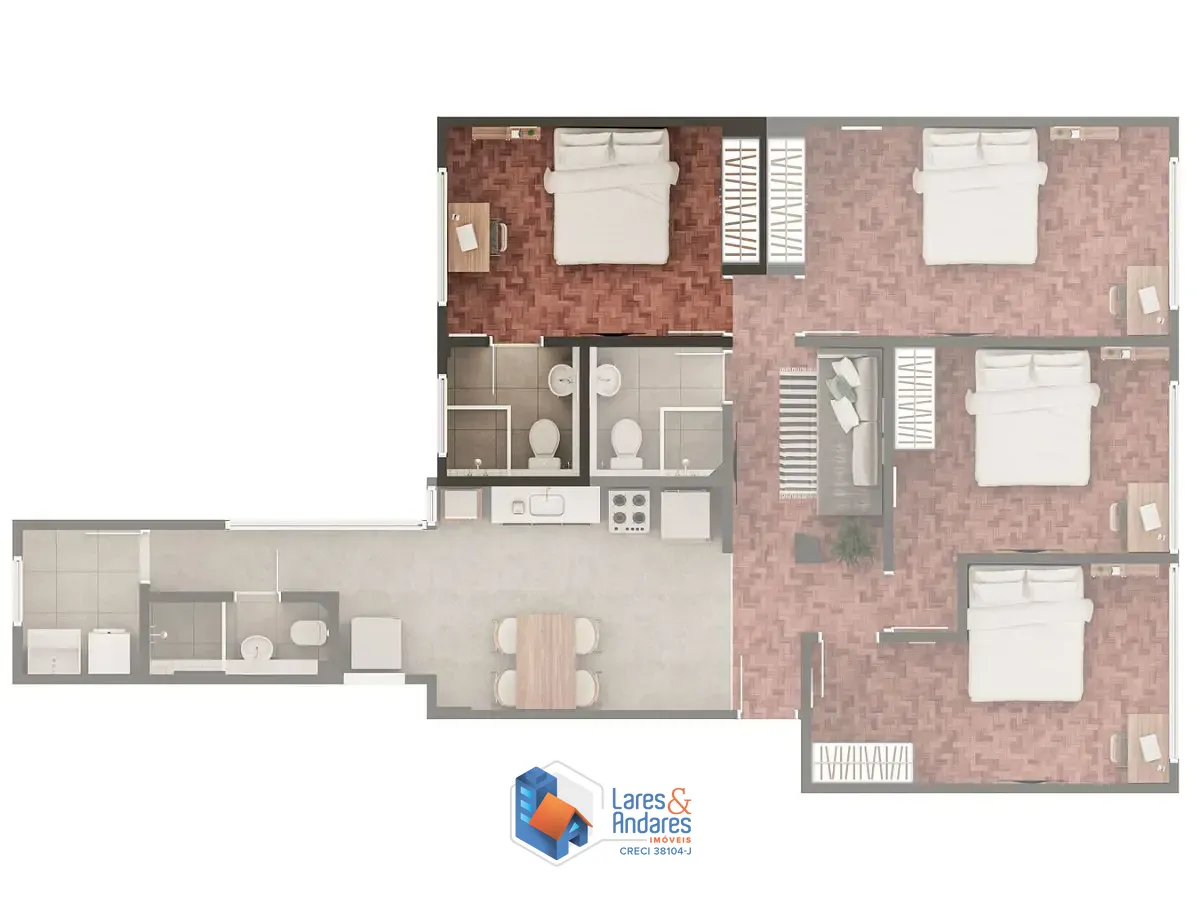 Apartamento, 4 quartos, 114 m² - Foto 18