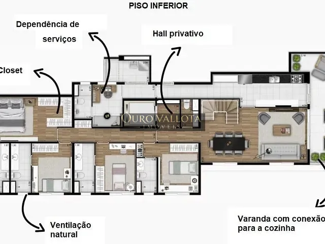 Apartamento 5 quartos e 6 banheiros, à venda, no bairro Perdizes em São Paulo