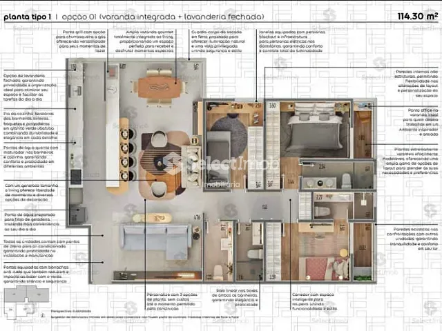 Apartamento com 69m² 2 quartos e 2 banheiros, à venda, no bairro Centro em Ribeirão Pires