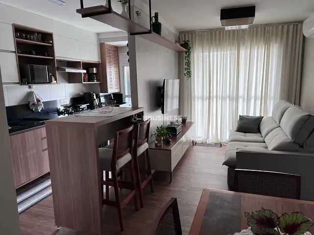 Apartamento 2 quartos e 1 banheiro, à venda, no bairro Balneário Tropical em Paulínia
