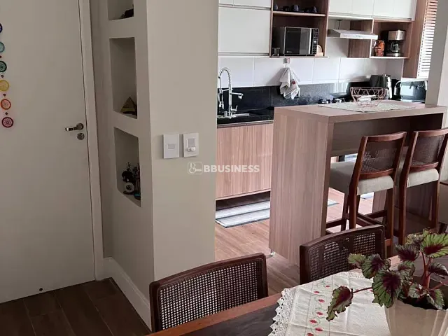 Apartamento 2 quartos e 1 banheiro, à venda, no bairro Balneário Tropical em Paulínia