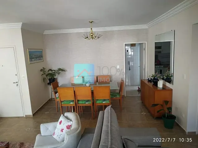 Apartamento com 120m² 3 quartos e 3 banheiros, à venda, no bairro Parque Residencial Aquarius em São José dos Campos