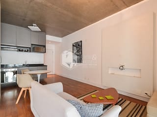 Foto do Apartamento-Studio para venda e locação em Itaim Bibi com 1 quarto, sendo 1 suíte, 60m²