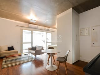 Foto do Apartamento-Studio para venda e locação em Itaim Bibi com 1 quarto, sendo 1 suíte, 60m²