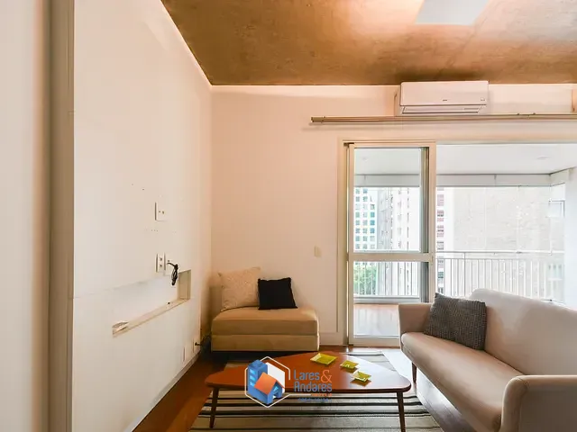 Apartamento com 60m² 1 quarto e 2 banheiros, à venda, no bairro Itaim Bibi em São Paulo