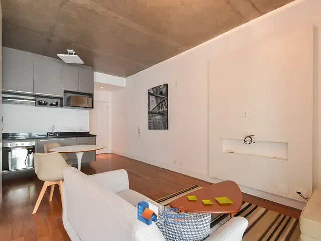 Apartamento com 60m² 1 quarto e 2 banheiros, à venda, no bairro Itaim Bibi em São Paulo