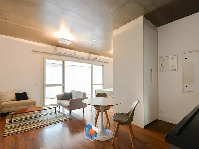 Apartamento com 60m² 1 quarto e 2 banheiros, à venda, no bairro Itaim Bibi em São Paulo