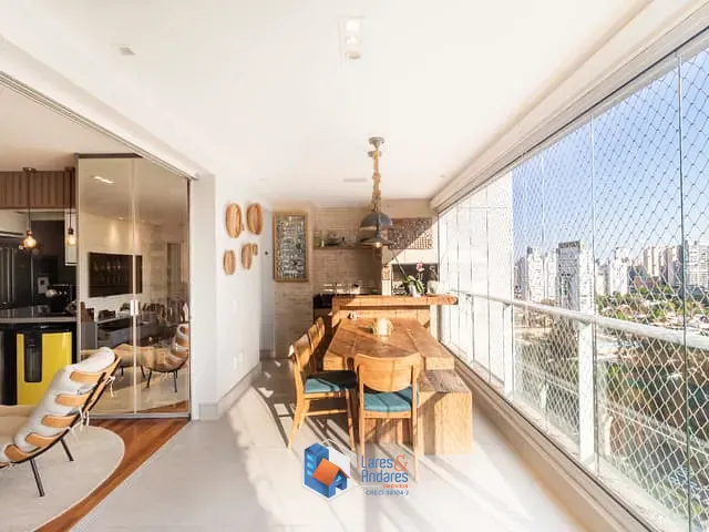 Apartamento com 134m² 3 quartos e 5 banheiros, à venda, no bairro Brooklin em São Paulo