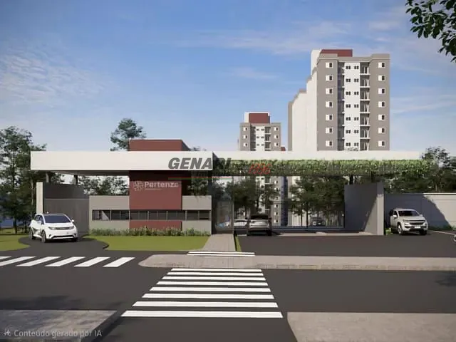 Apartamento 2 quartos e 1 banheiro, à venda, no bairro Jardim Bem-te-vi em Indaiatuba