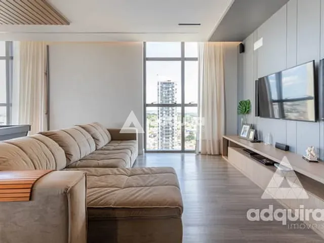 Apartamento com 313m² 3 quartos e 4 banheiros, à venda, no bairro Oficinas em Ponta Grossa