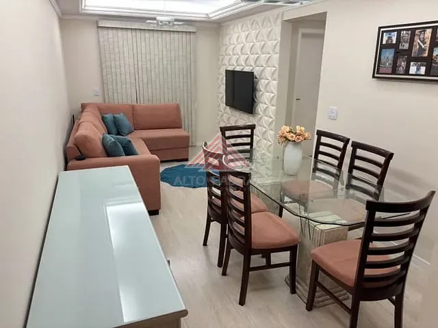 Apartamento com 70m² 2 quartos e 1 banheiro, à venda, no bairro Vila Emílio em Mauá