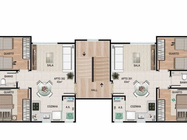 Foto do Apartamento - Apartamento 2 Quartos no bairro Guarani, Belo Horizonte, MG | Deltalar Imóveis