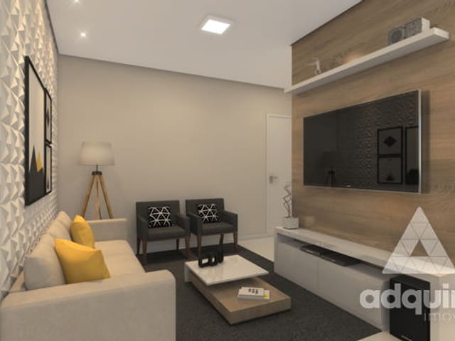 Foto do Apartamento - Apartamento à venda 3 Quartos, 1 Suite, 1 Vaga, 104M², Orfãs, Ponta Grossa - PR | Adquira Imóveis
