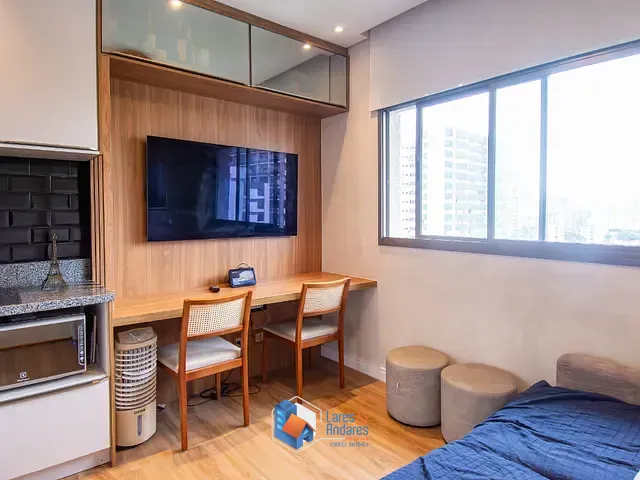 Apartamento com 27m² 1 quarto e 1 banheiro, à venda, no bairro Chácara Santo Antônio (Zona Sul) em São Paulo