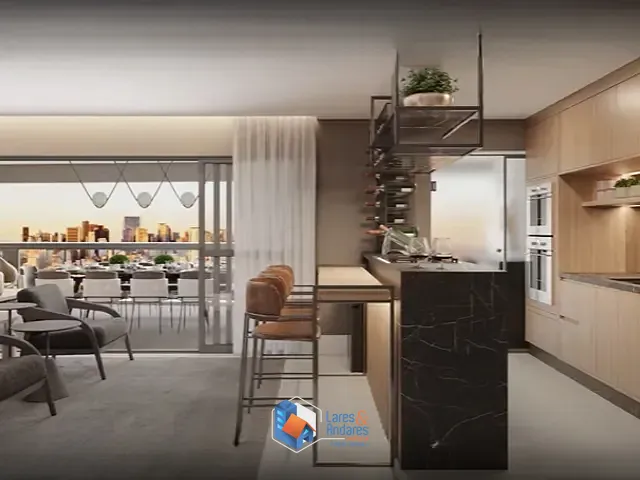 Apartamento com 180m² 3 quartos e 5 banheiros, à venda, no bairro Brooklin em São Paulo